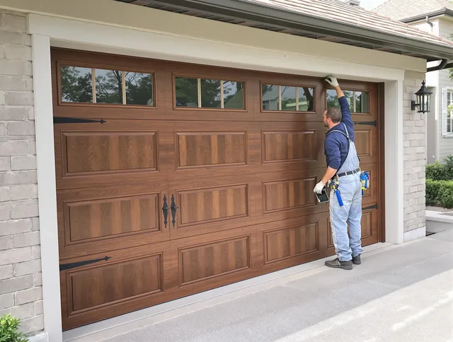 Custom garage door showcase by Colorado Springs Garage Door Repair in Colorado Springs