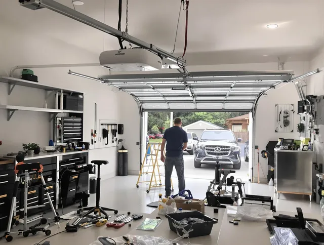 Garage door opener installation by Colorado Springs Garage Door Repair in Colorado Springs
