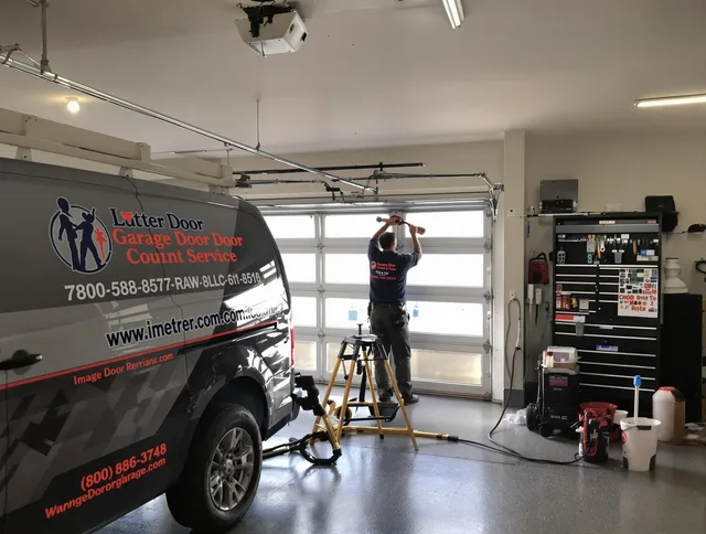 Colorado Springs Garage Door Repair team performing same-day garage door repair in Colorado Springs