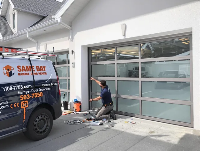 Same-day garage door repair service by Colorado Springs Garage Door Repair in Colorado Springs