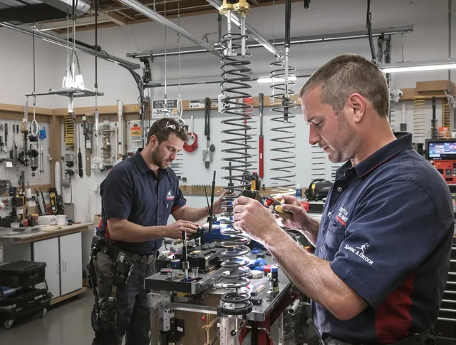 Garage door spring repair service by Colorado Springs Garage Door Repair in Colorado Springs